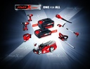 Einhell GE-CT 18 Li 18v Cordless Telescopic Grass Trimmer and Edger 240mm No Batteries No Battery Charger