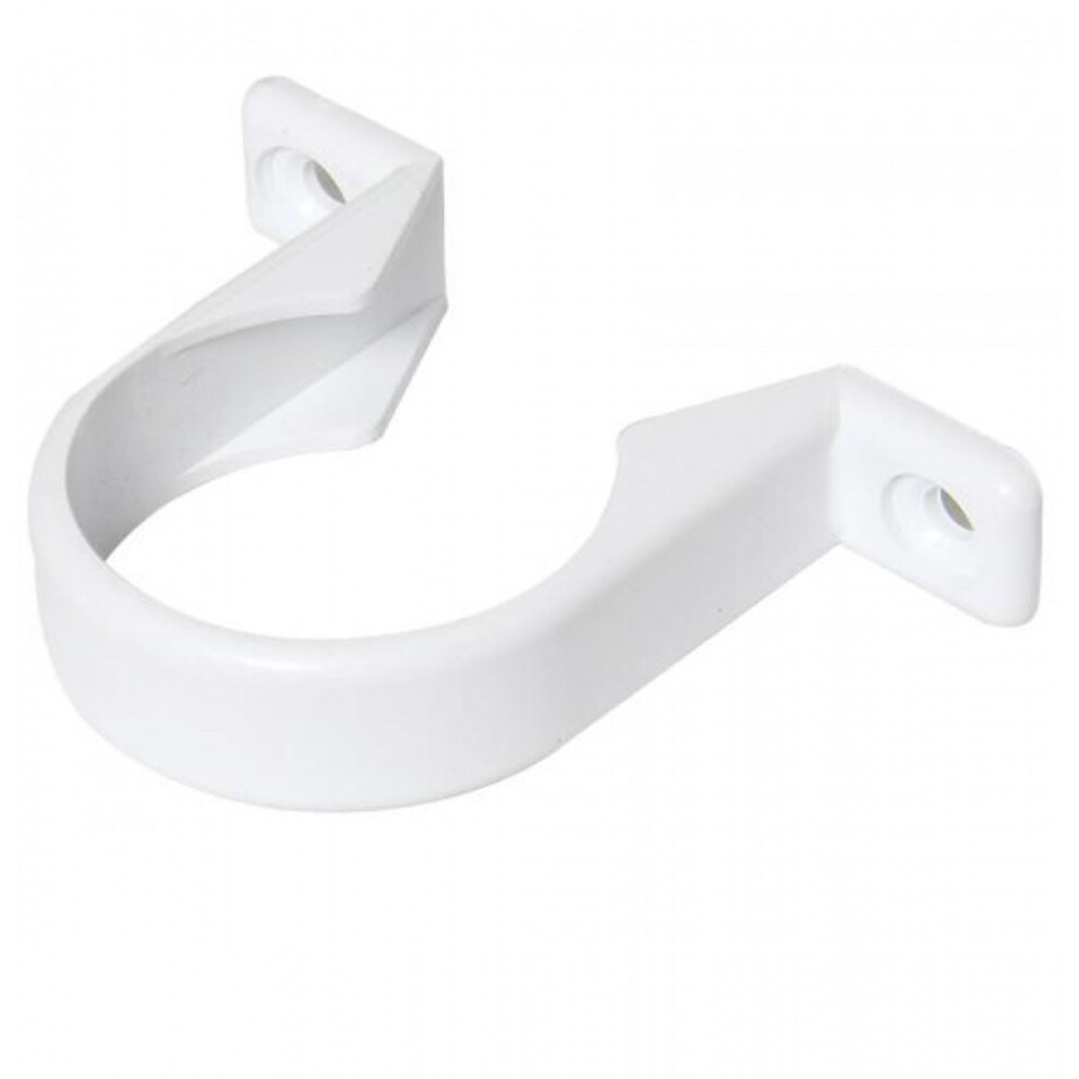 FPW White 32mm Pipe Clip WS34W