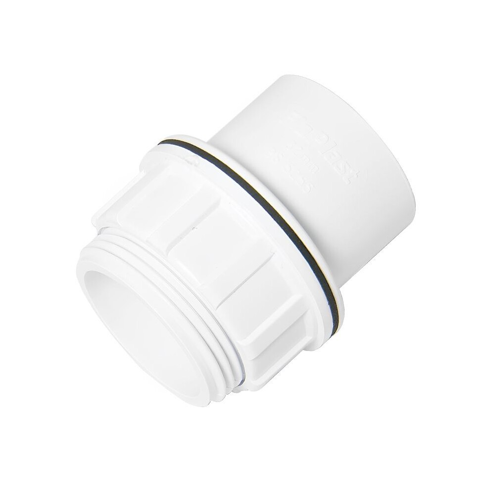 FPW White 40mm Tank Connector WS61W