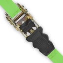 Faithfull Ratchet Tie-Downs 5m x 25mm Green 4 Piece