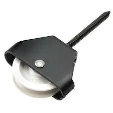 Unifix 41/N Single Screw Pulley Epoxy Black - 44mm/1.3/4"