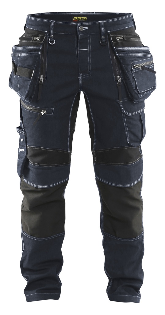 Blaklader Craftsman Trousers Stretch X1900 Navy Blue/Black - C46