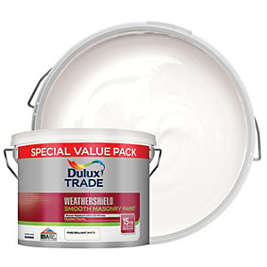 Dulux Trade Weathershield Pure Brilliant White 7.5L