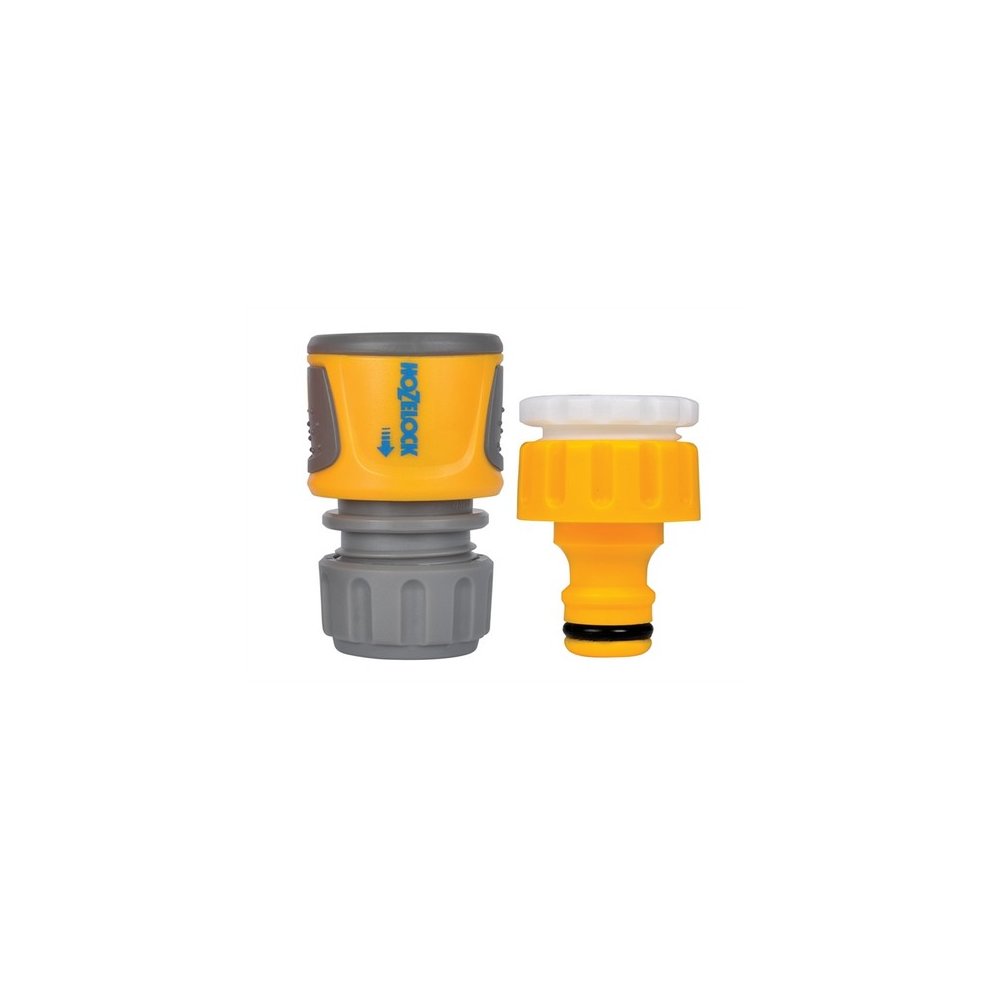 [HOZ2071] Hozelock 2071 Threaded Tap & Soft Touch Hose End Connector Set