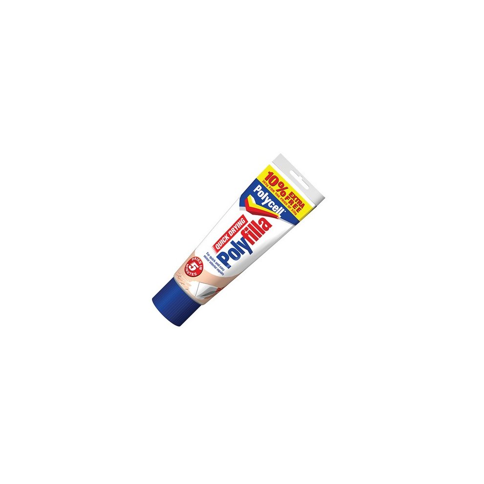 Polycell Polyfilla QD Tubes 10% Extra Free