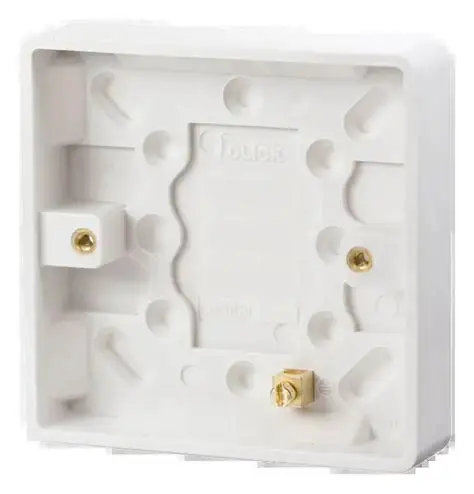 Click CMA080 Pattress 1 Gang 16mm White
