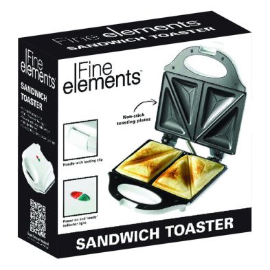 Daewoo Essentials 2 Portion Sandwhich Toaster (Non Stick Plates)