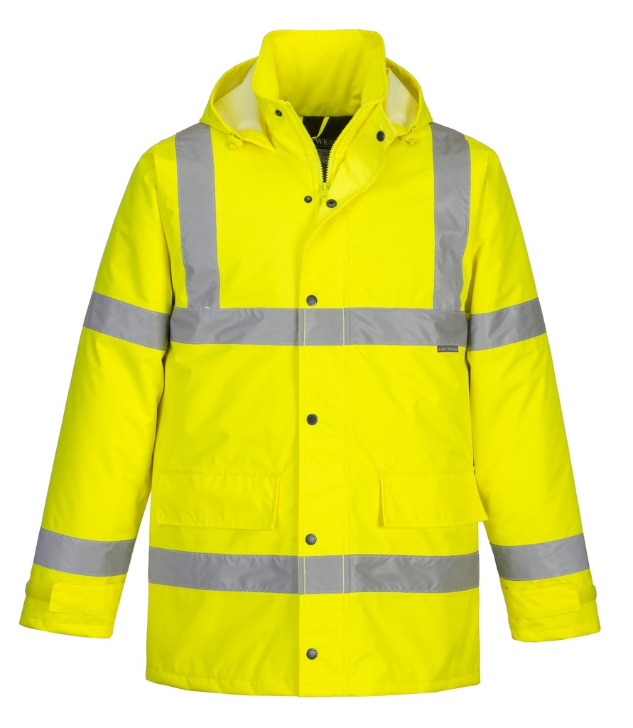 Portwest Hi-Vis Winter Traffic Jacket Yellow - L
