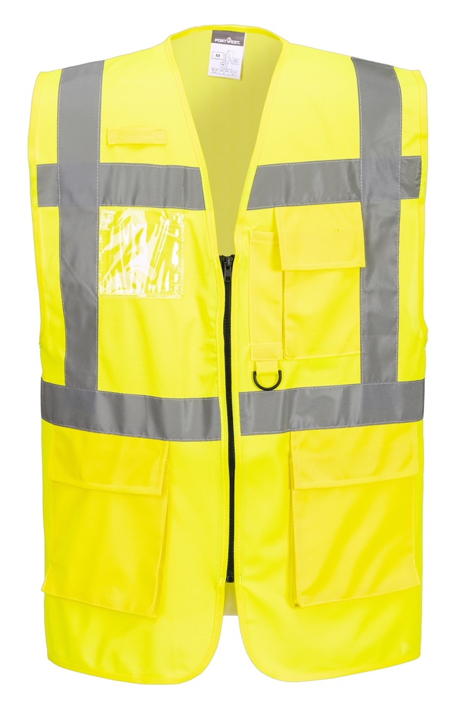Portwest Berlin Hi-Vis Executive Vest Yellow - XL