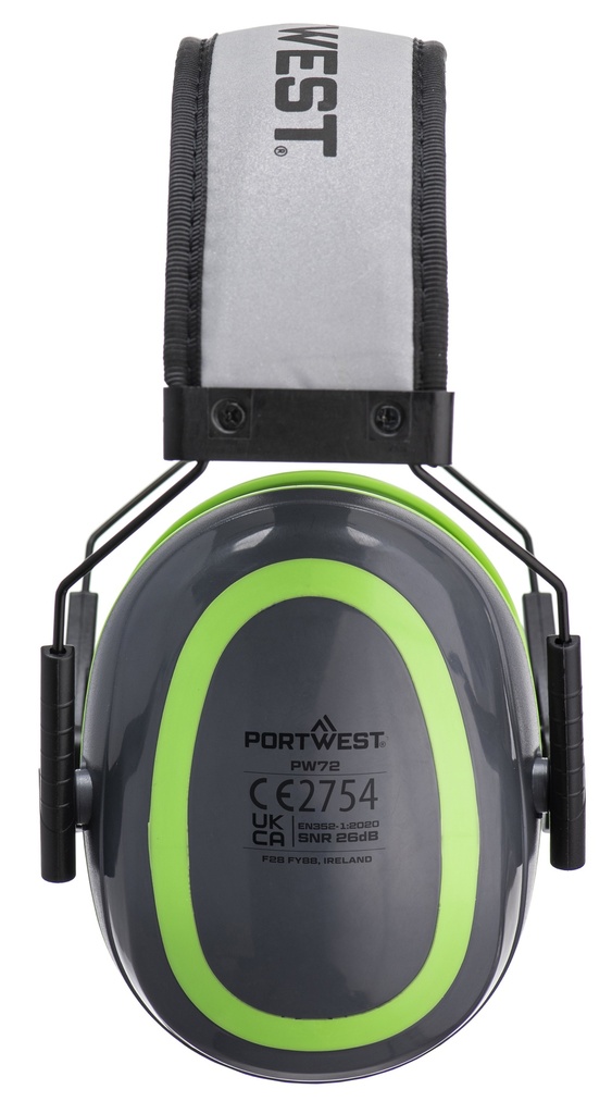 Portwest HV Extreme Ear Defenders Medium Grey/Yellow