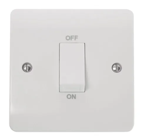 Click CMA500 Switch DP 45A White 1GG