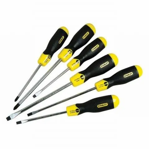 [STA062151] Stanley Cushion Grip Screwdriver Set, 6 Piece