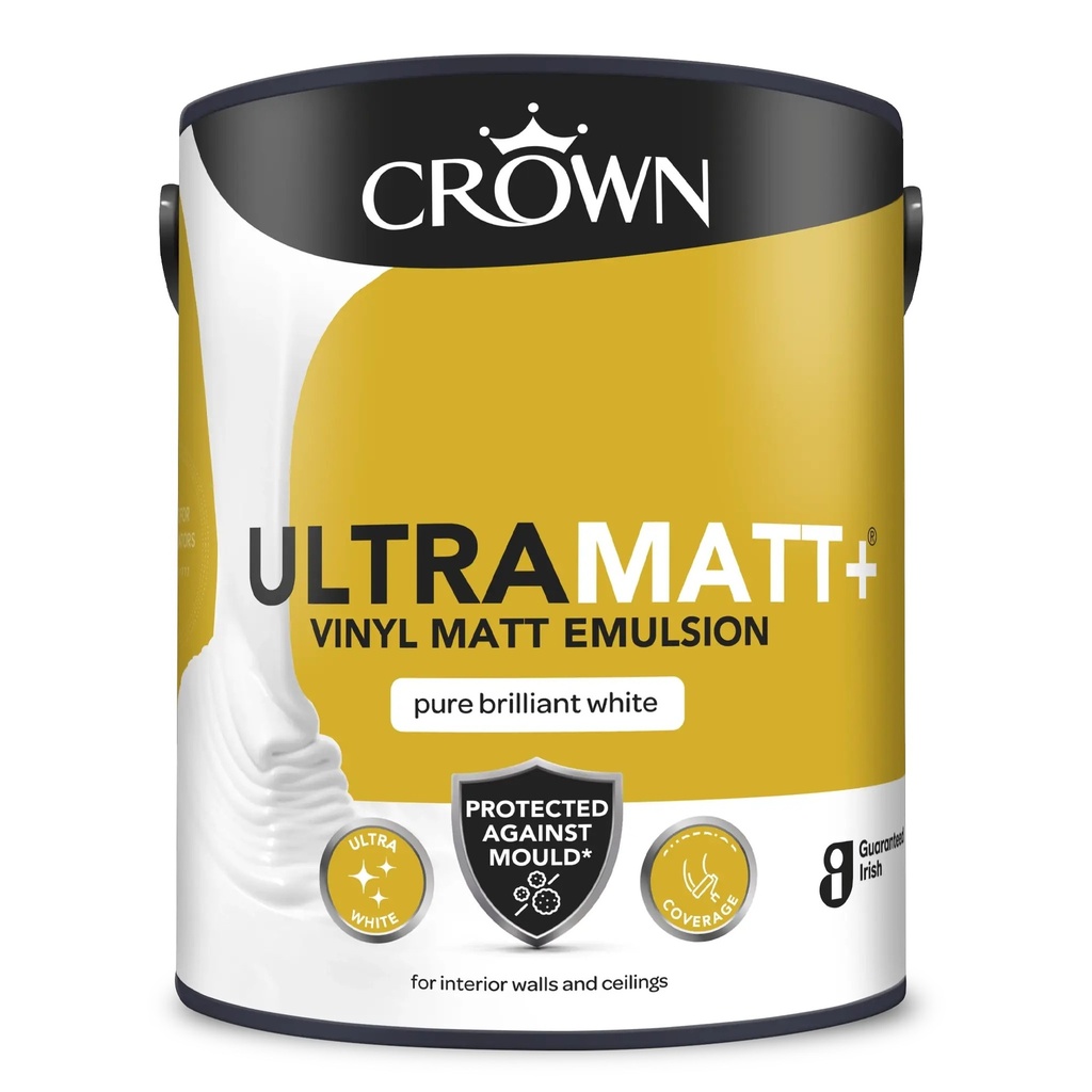 Crown Ultramatt Plus Pure Brilliant White 2.5L
