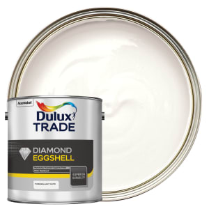 Dulux Trade Diamond QD Eggshell Pure Brilliant White 2.5L