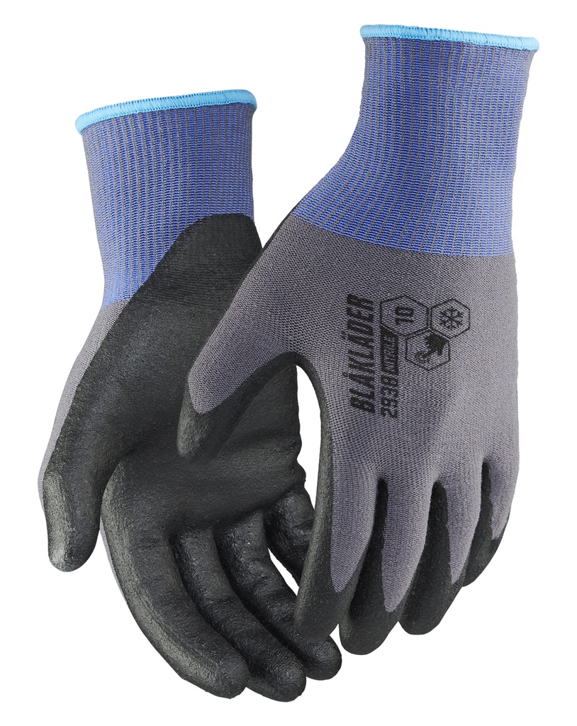 [29381416940010] Blaklader Winter Glove Light Lined Grey - Size 10