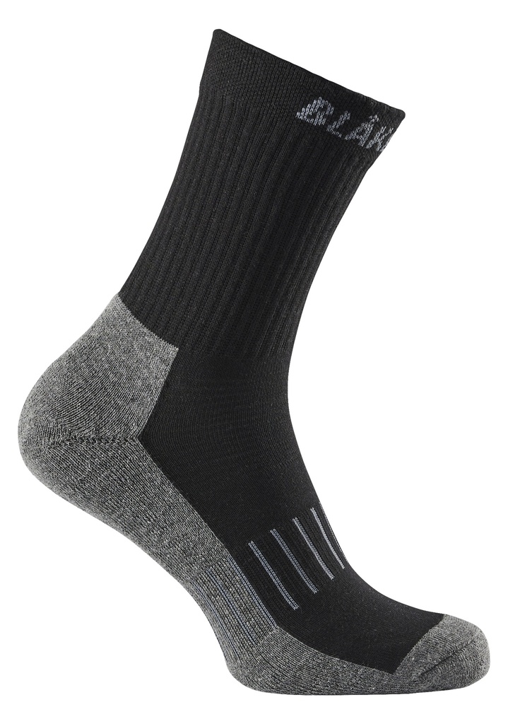 Blaklader Cotton Sock 3-Pack Black/Dark Grey - Size 43-45