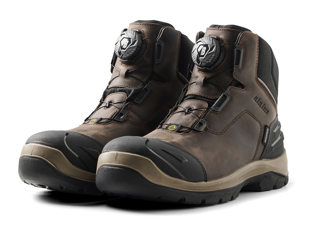 Blaklader Elite Safety Boot S7S Waterproof Brown/Black - Size 41