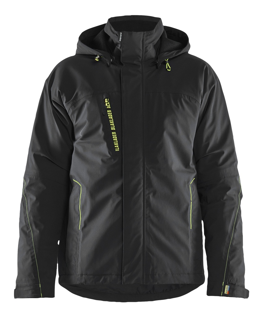 Blaklader Lightweight Lined Winter Jacket Stretch Back/Hi-Vis Yellow - M