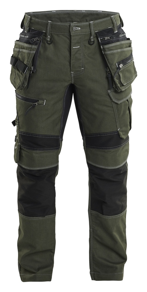 Blaklader Craftsman Trousers with Stretch X1900 Forest Night/Black - D88