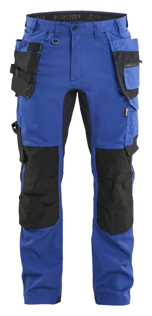 Blaklader Craftsman Trousers with Stretch Cornflower Blue/Black - D88