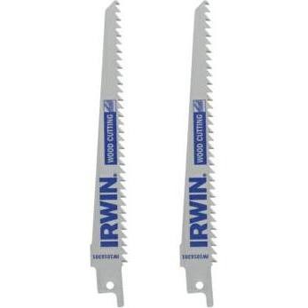 [IRWIW1016301] Irwin Sabre Saw Blade Wood/PVC Cutting 152mm (Pack of 2)