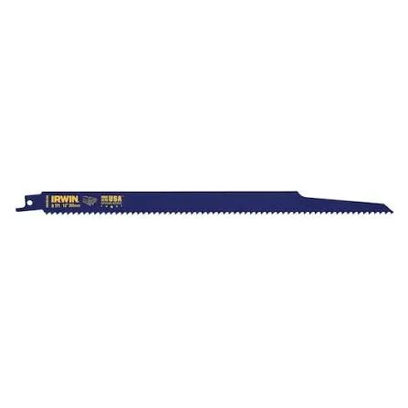 Irwin 156R Sabre Saw Blade Nail Embedded Wood Cutting 300mm (5 Pack)