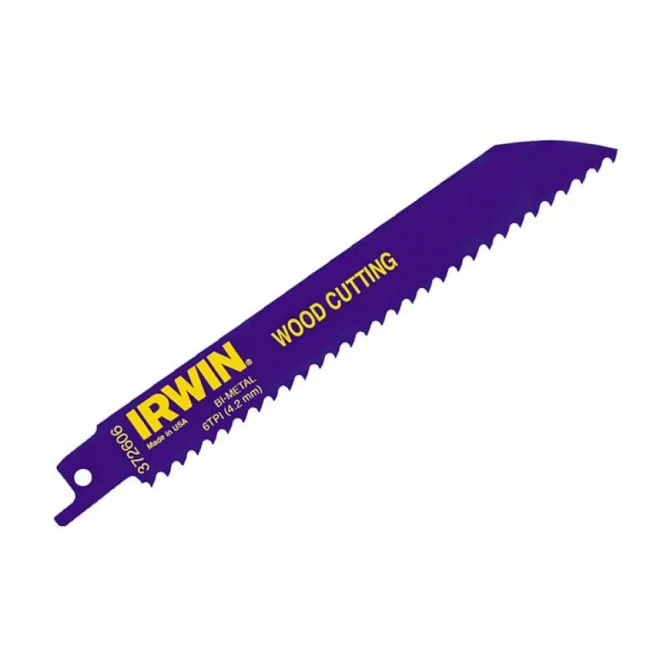 [IRW10504150] Irwin 606R Sabre Saw Blade Wood Cutting 150mm (5 Pack)