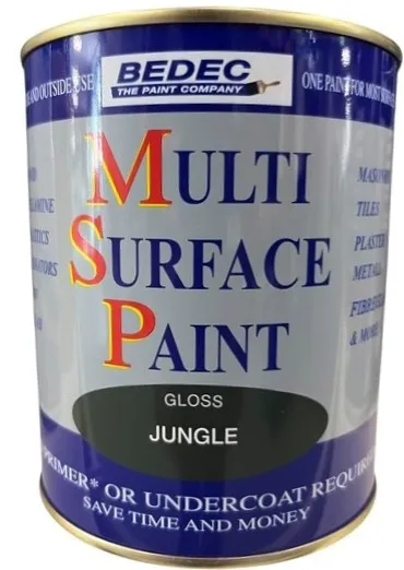 Bedec Multi Surface Paint Gloss Jungle 750ml