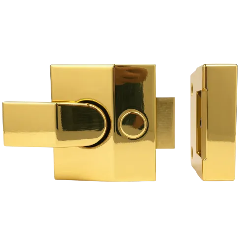 Sichern Night latch (Narrow) - Slanted Case. 40mm - Electro Brass/EB