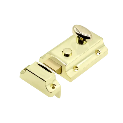 Sichern Traditional Night Latch, 60mm - Electro Brass/EB