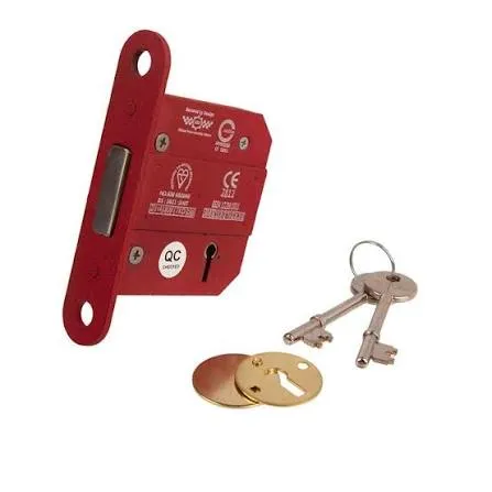 Sichern BS3621 5 Lever Dead Lock CE/Certifire/FD, 76mm - Electo Brass