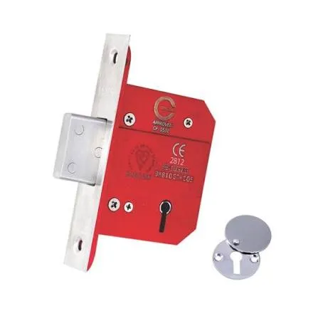 Sichern BS3621 5 Lever Dead Lock CE/Certifire/FD, 76mm - Polish Stainless