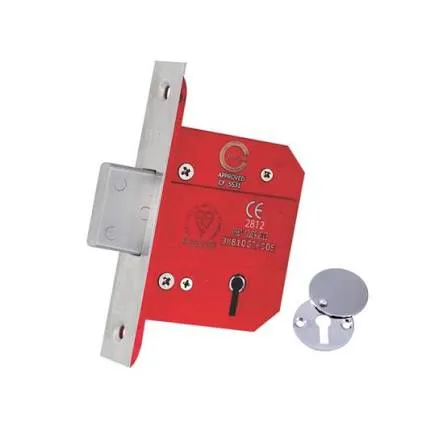 Sichern BS3621 5 Lever Dead Lock CE/Certifire/FD, 76mm - Satin Stainless