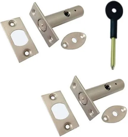 Sichern Window Rack Bolt (2 Plus 1 Key) 32mm - Satin Chrome