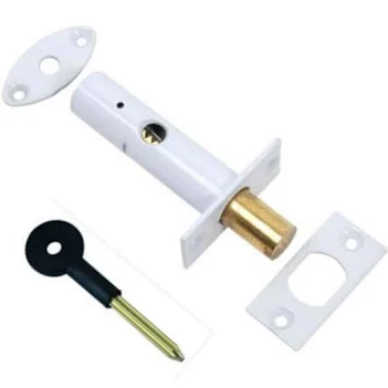 Sichern Door Rack Bolt (2 Plus 1 Key), 60mm - Epoxy White