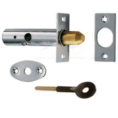 Sichern Door Rack Bolt (2 Plus 1 Key), 60mm - Chrome Plated