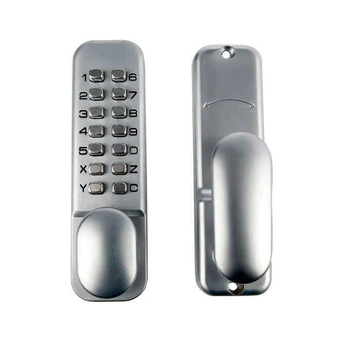 Sichern Digital Lock C/W Hold Back Function - Satin Chrome