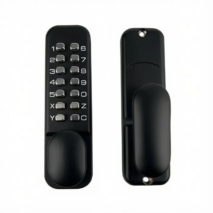 Sichern Digital Lock C/W Hold Back Function - Matt Black
