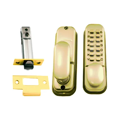 Sichern Digital Lock C/W Hold Back Function - Electro Brass