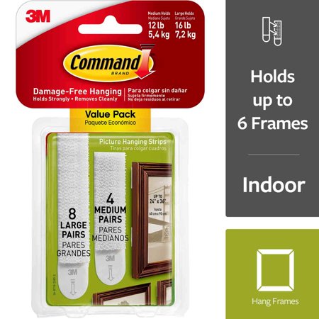 Command Picture Strips Medium/Large Combi Pack 17209