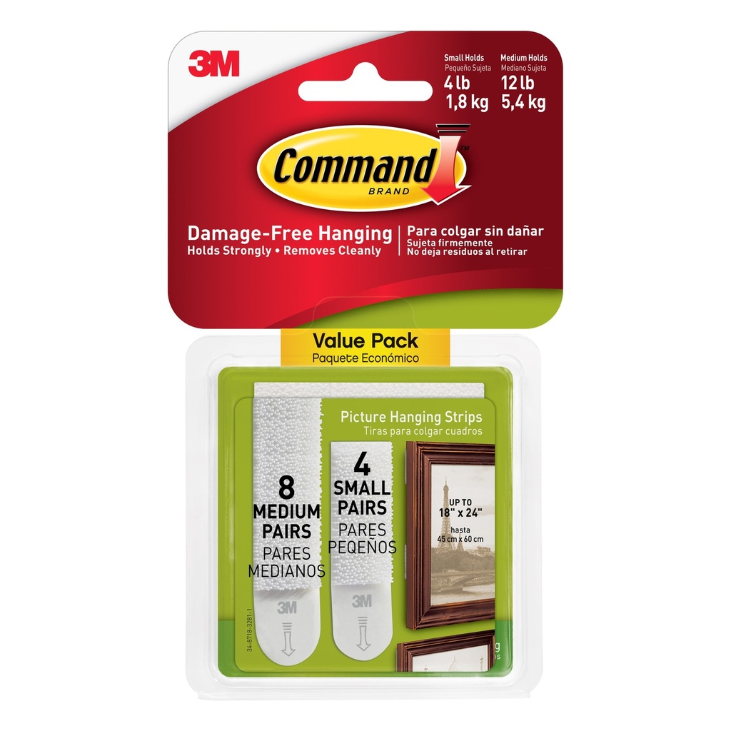 Command Picture Strips Small/Medium Combi Pack 17203