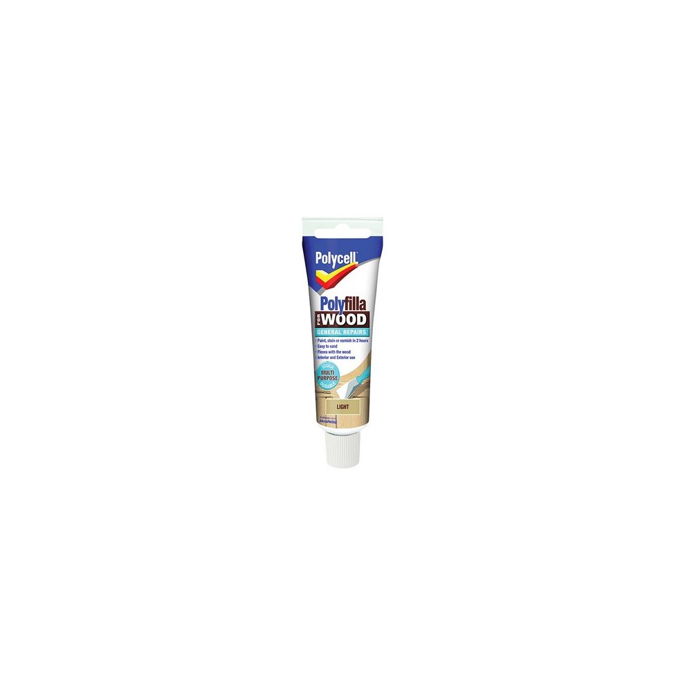 Polycell Polyfilla for Wood General Repair Light Tube 75g