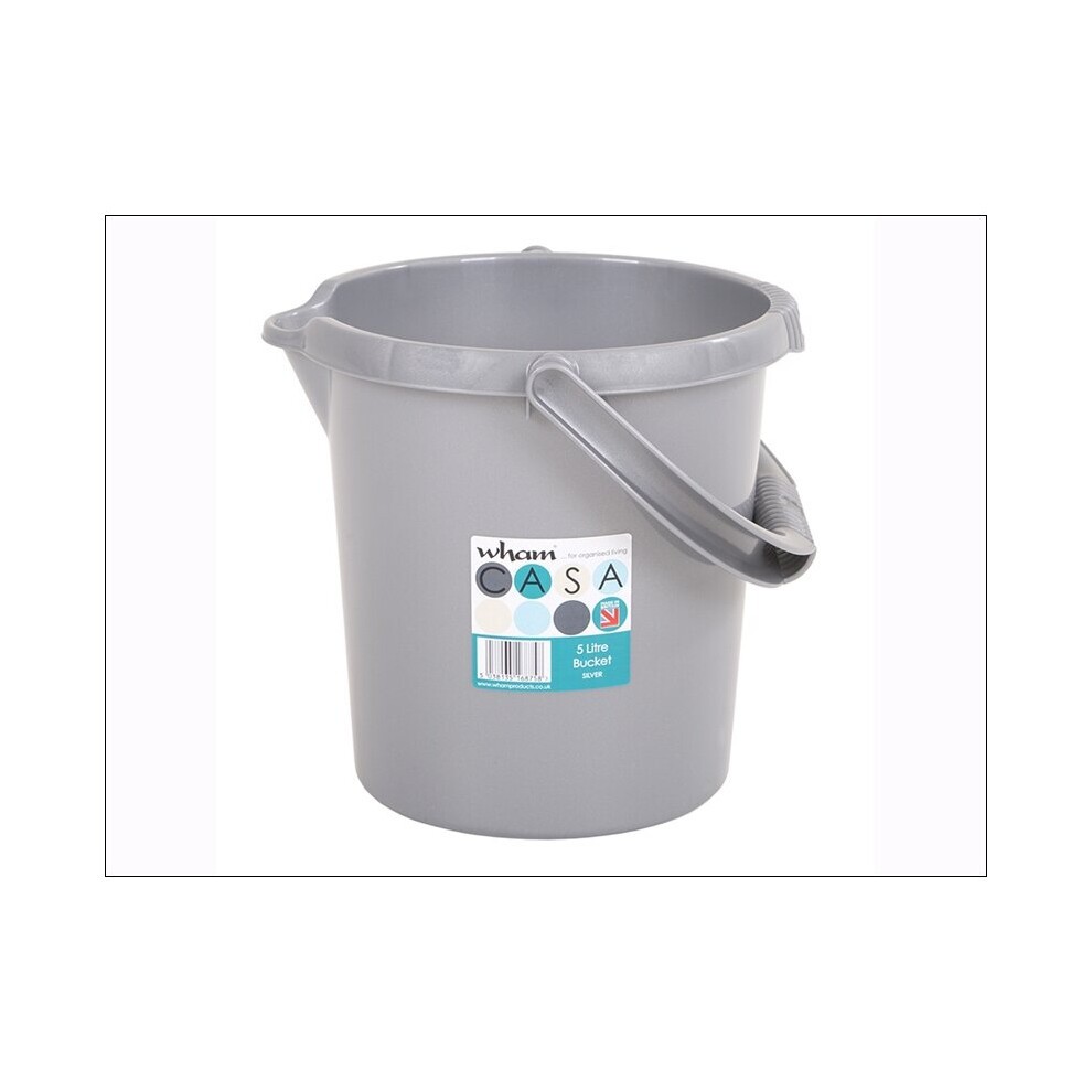 Casa 5L Bucket Silver