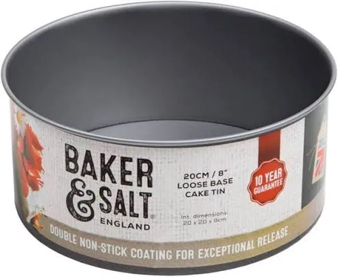 Baker & Salt 20cm Loose Based Deep Cake Tin