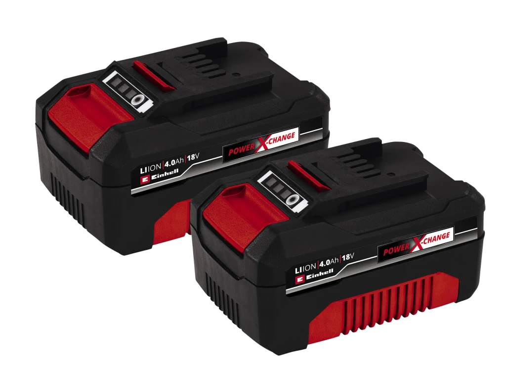 [EINPXBAT4X2] Einhell Power X-Change Battery Twin Pack 18V 4.0Ah Li-ion - EINPXBAT4X2