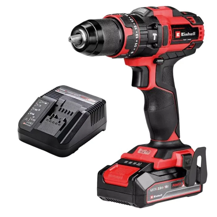 Einhell 18V Combi Drill With a 2.5Ah Li-ion Battery  TE-CD 18/50