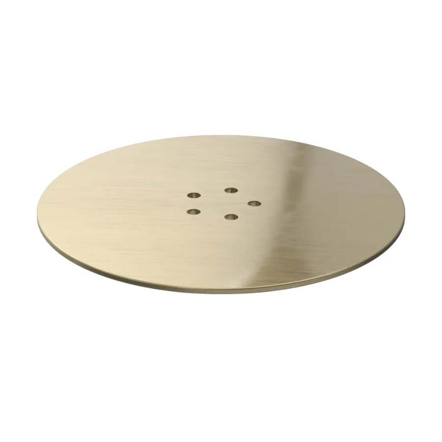 [VIVA-WTSH90/BB] Viva Brushed Brass Metal Shower Trap Dome
