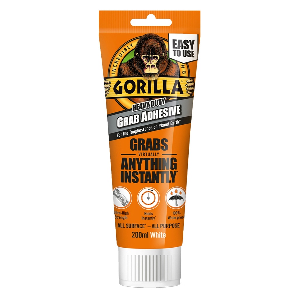 Gorilla Grab Adhesive White 200ml