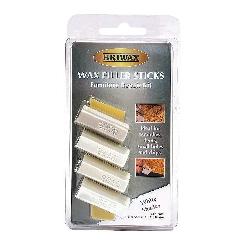 Briwax Wax Filler Sticks White Shades