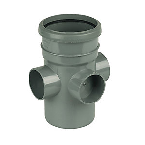 [FLOP-SP581G] FPS Grey 110mm Boss Pipe Socket/Spigot SP581G